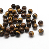 Round Natural Tiger Eye Beads G-Q450-05-1