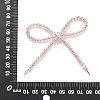 Alloy & Glass Bowknot Chandelier Component Links PALLOY-D360-01D-3