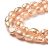Natural Cultured Freshwater Pearl Beads Strands PEAR-L033-32E-2
