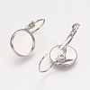 Brass Leverback Earring Findings LS-KK-H023-P-2