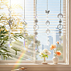 5Pcs Alloy Planet Moon Hanging Ornaments HJEW-BM0001-47-5