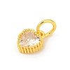 Brass Micro Pave Cubic Zirconia Pendants KK-H204-01G-05-2