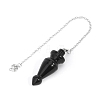 Natural Black Agate Dowsing Pendulum Big Pendants PW-WG6D647-07-1