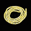 Transparent Glass Beads Strands EGLA-A044-T2mm-MB29-3