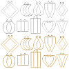 80pcs 20 Styles Alloy Pendants FIND-SP0004-96-1