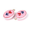 Printed Acrylic Pendants OACR-T030-48-2