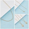 DIY 304 Stainless Steel Necklaces Kits DIY-UN0002-11G-4