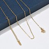 1.5MM 304 Stainless Steel Cable Chain Necklaces for Women SA-CBACA62-02G-1