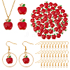 Apple Drop Earring Making Kit DIY-CA0003-77-1