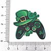 Saint Patrick's Day Opaque Printed Acrylic Pendants OACR-A045-05A-3