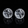 Transparent Acrylic Beads TACR-N009-34-2