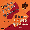 28Pcs 14 Style Alloy Enamel Pendants ENAM-PH0002-35-4