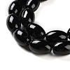 Natural Black Onyx Agate Beads Strands G-NH0019-C05-13-4