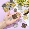 64Pcs 8 Styles Iron Filigree Joiners Links IFIN-YW0004-09-3