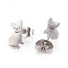 304 Stainless Steel Puppy Jewelry Sets SJEW-F208-04P-7