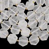 Natural Quartz Crystal Beads Strands G-A291-A04-01-5