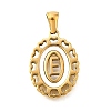 Golden 304 Stainless Steel Pendants STAS-K300-02G-E-1