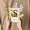 Flower Letter S Carbon Steel Cutting Dies Stencils DIY-WH0309-2371-6