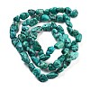 Natural HuBei Turquoise Beads Strands G-B089-B01-03-4