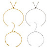 2 Sets 2 Styles 304 Stainless Steel Bar Link Chain Bracelet Making AJEW-TA0001-77-1