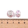 Transparent Glass European Beads GPDL-N004-D14mm-A02-3