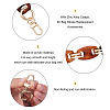 2Pcs 2 Colors Acrylic Curb Chain Bag Strap FIND-GN0001-28-4