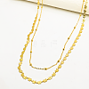 Brass Butterfly Link Chain 2-Strand Waist Chains for Women GG1011-1