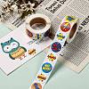 Self-Adhesive Kraft Paper Gift Tag Stickers LS-DIY-G013-A23-5