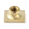 Rectangle Flower Frame Brass Stamp Heads LS-AJEW-M037-04G-03-3