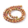 Natural Regalite/Imperial Jasper/Sea Sediment Jasper Beads Strands X-G-Z008-01C-2