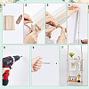 Wall-mounted Wood Storage Book Racks AJEW-WH0794-65B-3