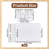 3Pcs Rectangle Plastic Clay Mold TOOL-WH0059-051B-3