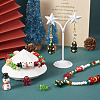 44pcs 10 style Christmas Handmade Lampwork Beads LAMP-TA0001-16-16