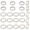 16pcs 2 style 304 Stainless Steel Bead Frames FIND-DC0001-62-1