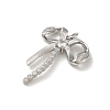 Rack Plating Brass Micro Pave Cubic Zirconia Pendants KK-H473-08F-P-2