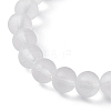 2Pcs 2 Style Synthetic Hematite & Glass Round Beaded Stretch Bracelets Set BJEW-JB10051-04-5