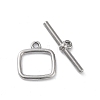 Non-Tarnish 304 Stainless Steel Toggle Clasps STAS-A092-07P-1