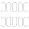 10Pcs Alloy Spring Gate Rings FIND-TA0009-25G-1