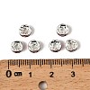 Brass Grade A Rhinestone Spacer Beads RB-A014-Z6mm-21S-3
