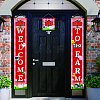 Polyester Hanging Sign for Home Office Front Door Porch Decorations HJEW-WH0023-005-5