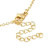 Bohemian Summer Beach Style 18K Gold Plated Shell Shape Initial Pendant Necklaces IL8059-11-3