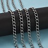 Tarnish Resistant 304 Stainless Steel Curb Chains STAS-O076-18-2