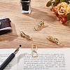 4Pcs Alloy Alligator Hair Clips PHAR-CP0001-31G-3