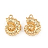 Ocean Theme Brass Charms KK-F902-07B-G-1