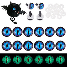   20 Sets Plastic Doll Eyes DIY-PH0010-85