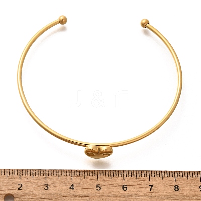 304 Stainless Steel Cuff Bangles STAS-Z108-08G-01-1