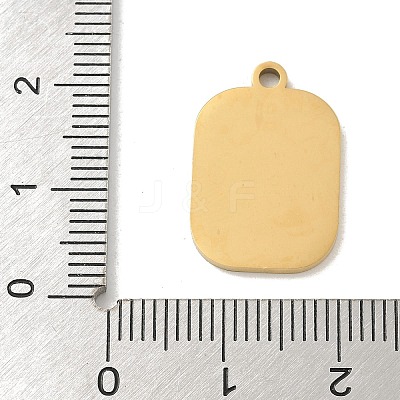 304 Stainless Steel Enamel Pendants STAS-I322-83G-C-1