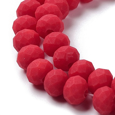 Glass Beads Strands EGLA-A034-P6mm-MD22-1