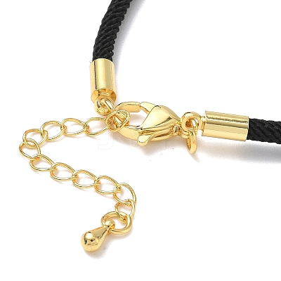 3MM Nylon Milan Cord Necklace Making NJEW-H084-01G-38-1