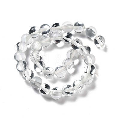 Synthetic Moonstone Beads Strands G-P528-J01-09-1
